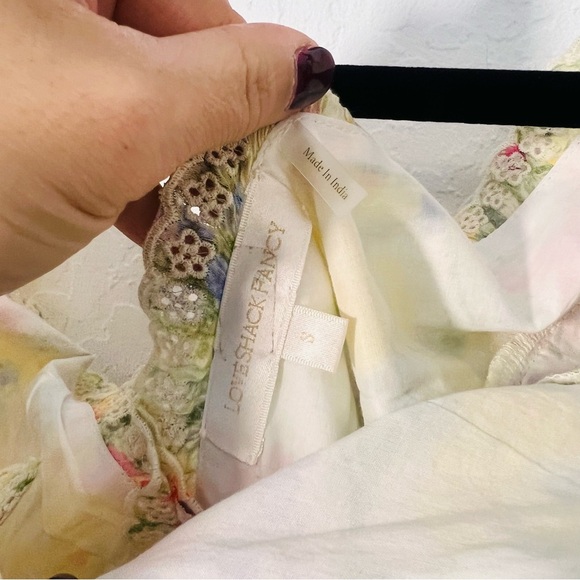 LoveShackFancy Floral Yellow and Pink Dress - S - Picture 7 of 12